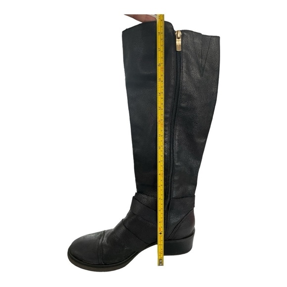 BCBGeneration tall black boots with gold buckles size 11B - Picture 11 of 11